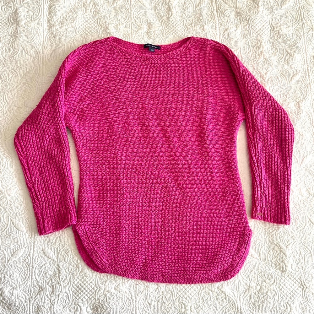 Tommy Hilfiger Knit Sweater - Women’s Medium - Pink Knit